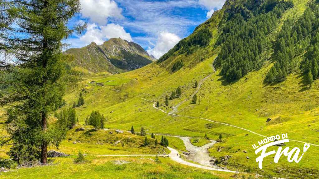 Bivio per Schlüichalm visto dall'alto- Casere - Valle Aurina - Alto Adige
