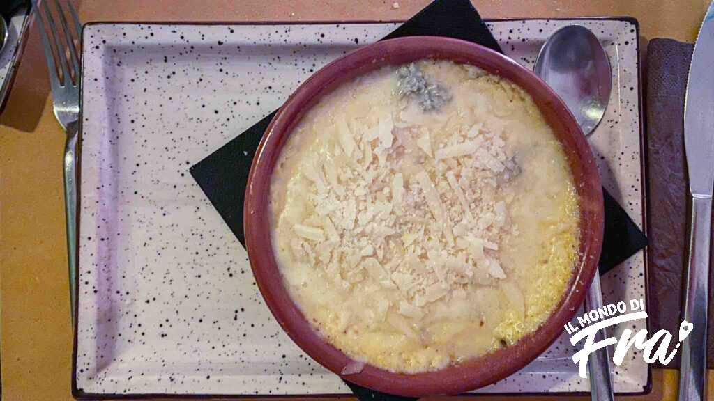 Polenta con gorgonzola ristorante Bohème Vineria Monza