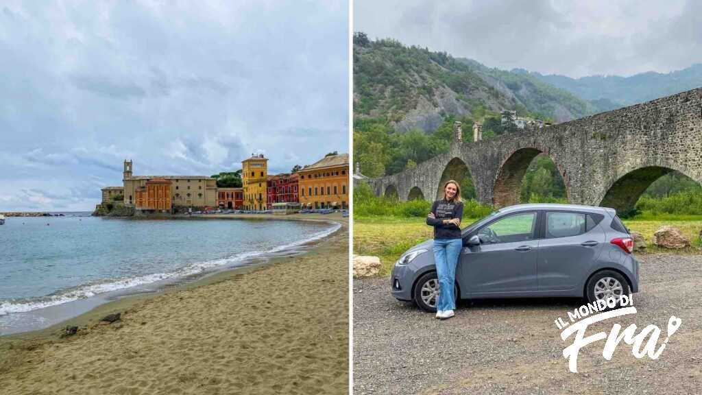 Baia del Silenzio di Sestri Levante (GE) - Ponte del diavolo di Bobbio (PC) - Hyundai i10 e Francesca Galbiati