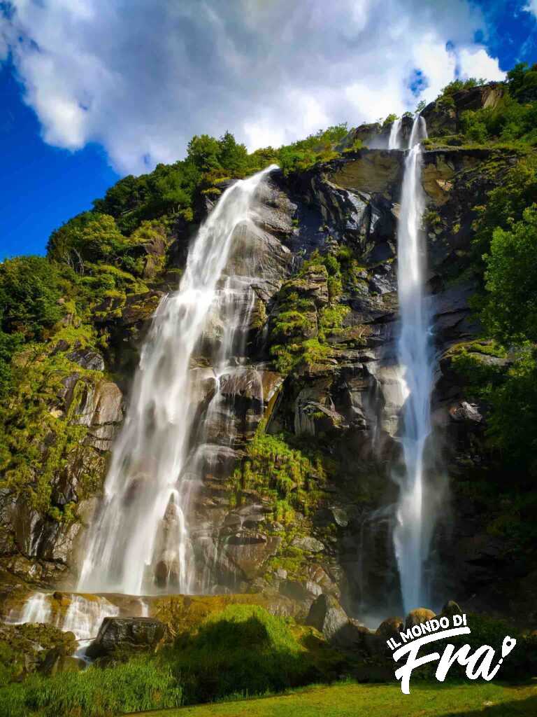 Cascate dell'Acquafraggia in estate - Piuro, Chiavenna - Lombardia