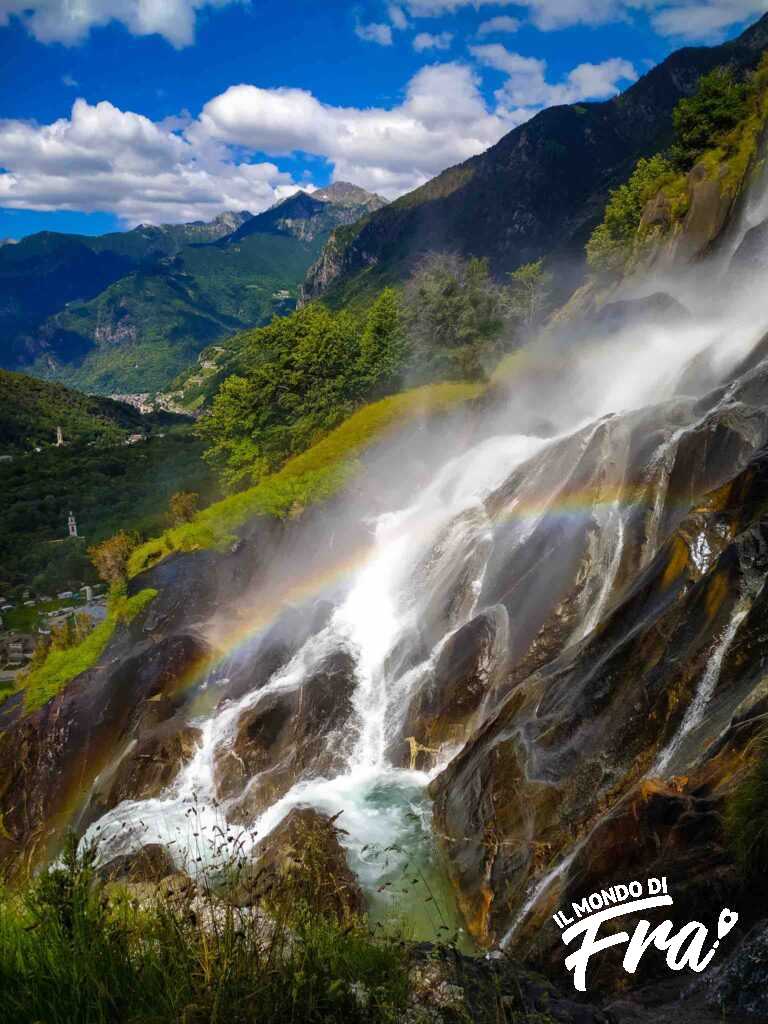 Cascate dell'Acquafraggia in estate - Piuro, Chiavenna - Lombardia