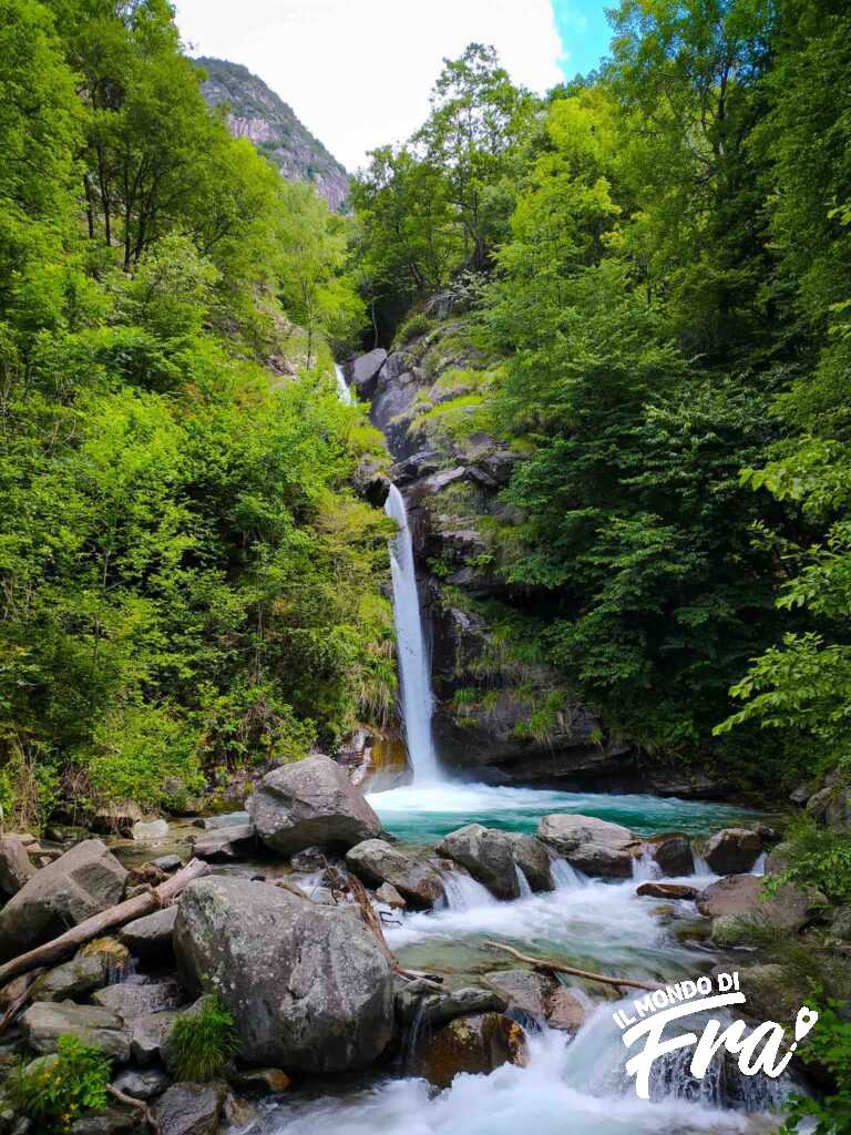 Cascate dell'Acquafraggia in estate - Piuro, Chiavenna - Lombardia