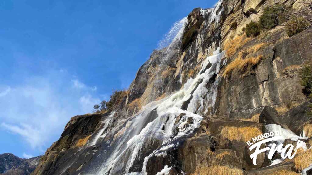 Cascate dell'Acquafraggia in inverno - Piuro, Chiavenna - Lombardia