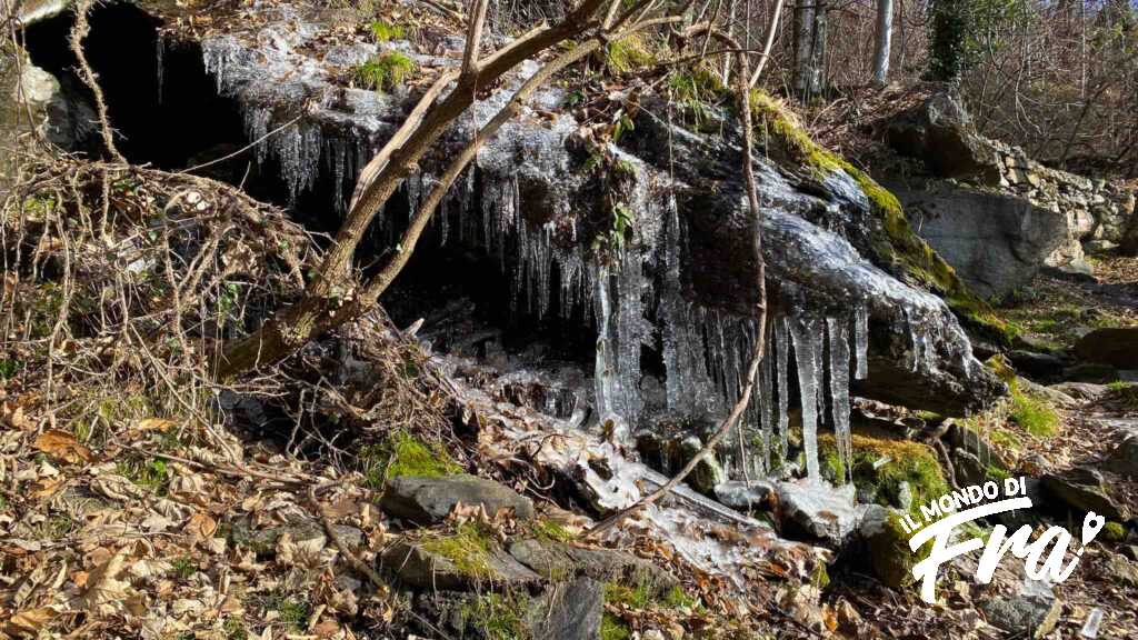 Sentiero Cascate dell'Acquafraggia - Savogno in inverno - Piuro, Chiavenna - Lombardia