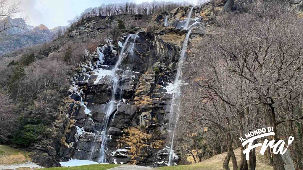 Cascate dell'Acquafraggia in inverno - Piuro, Chiavenna - Lombardia