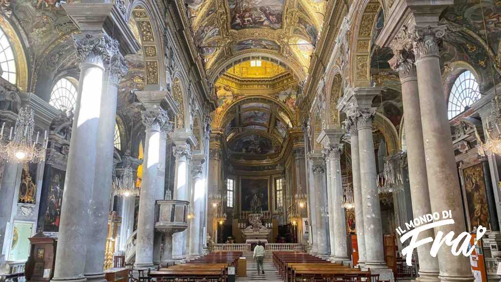Interni Basilica Santa Maria delle Vigne Genova