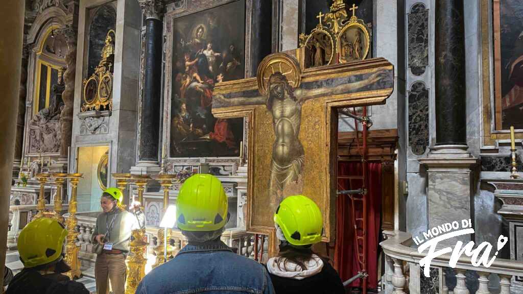 Crocifisso ligneo Basilica Santa Maria delle Vigne Genova