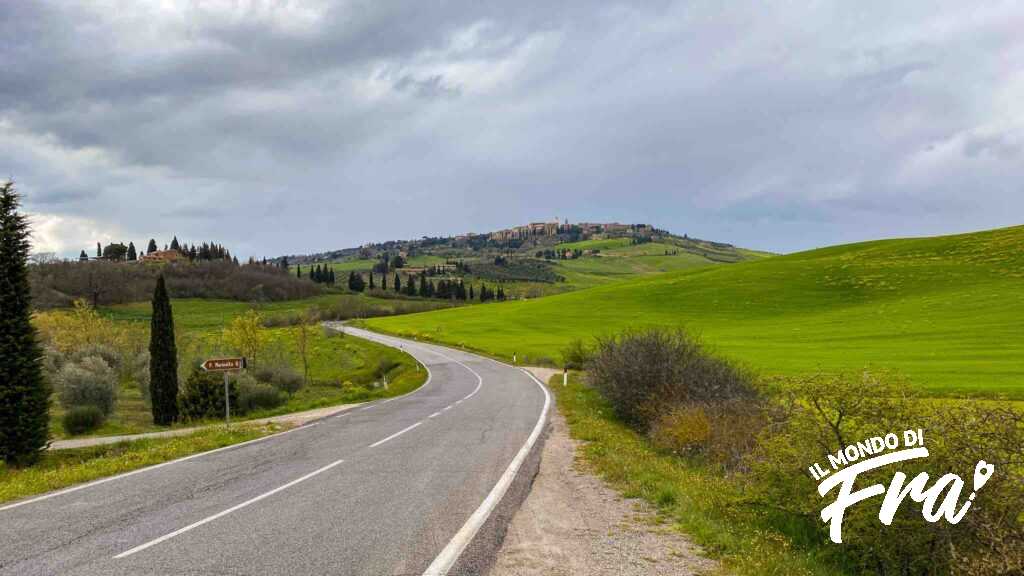 Strada per Pienza - Cosa vedere in un giorno in Val d'Orcia - Toscana