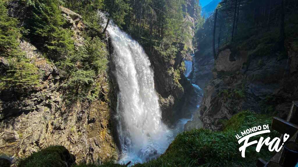 Terza cascata sentiero delle cascate di Riva di Tures